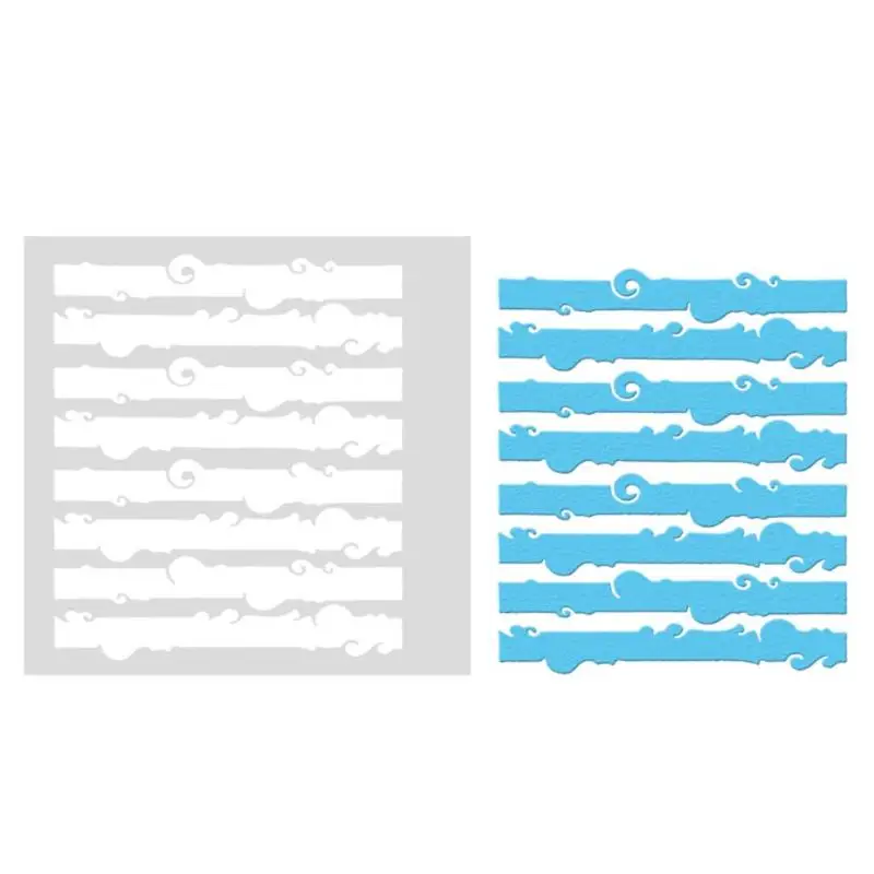 Plastic Cake Stencils Flower Spray Stencils Birthday Cake Mold Decorating Bakery Tools DIY Mould Fondant Template