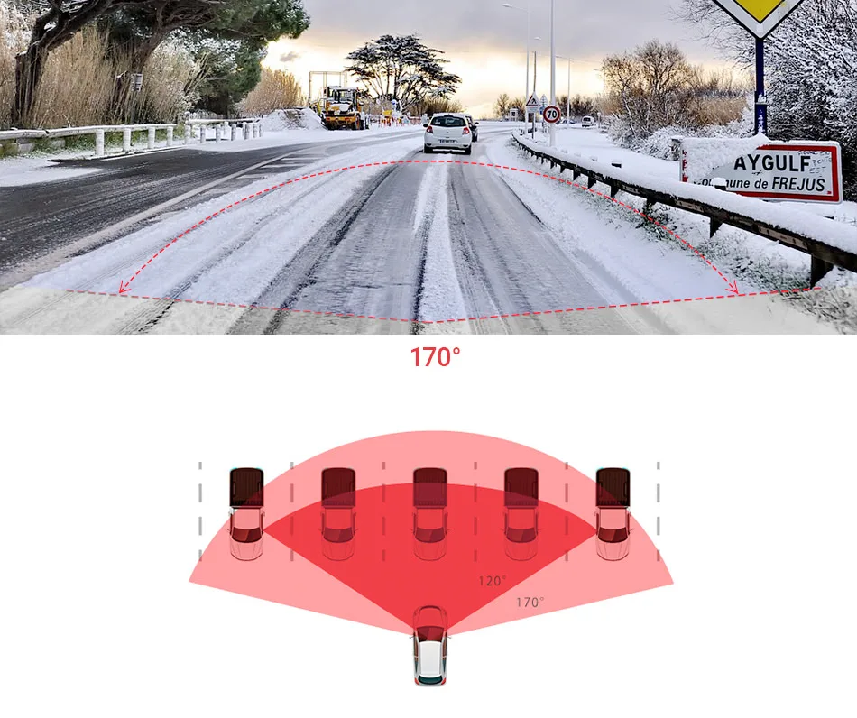 Ruccess Автомобильный видеорегистратор 3 в 1 dvr Радар детектор gps Full HD 1080P Две камеры Авто видео рекордер 1296P русский ночное видение WDR ADAS