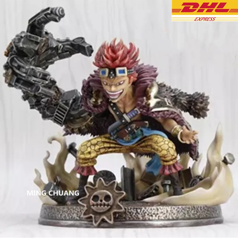 

ONE PIECE Statue Supernova Devil Fruit Eustass Kid Bust Luffy Partner Full-Length Portrait GK Action Figure Model Toy BOX D241