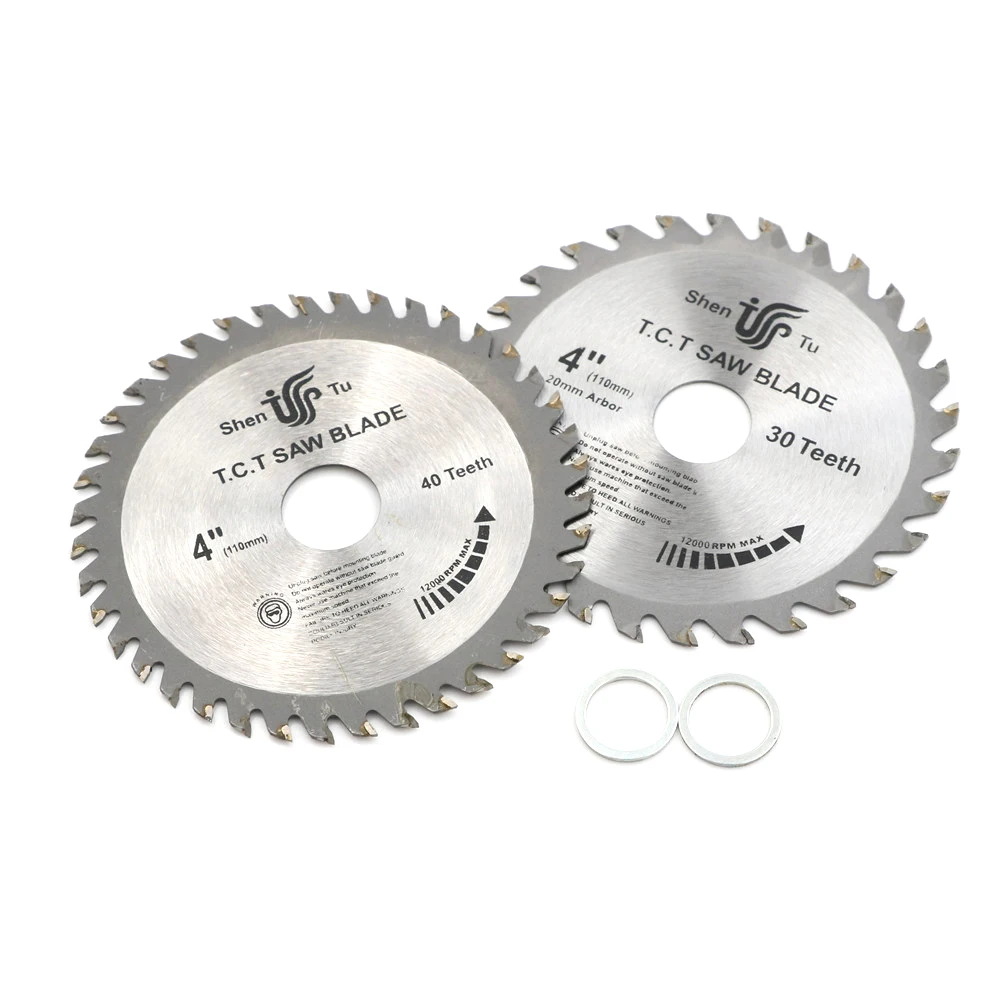 

30T/40T TCT General Wood Cutting 110 Mm Saw Blade Carbide Tipped Wood Cutting Disc For DIY&Decoration