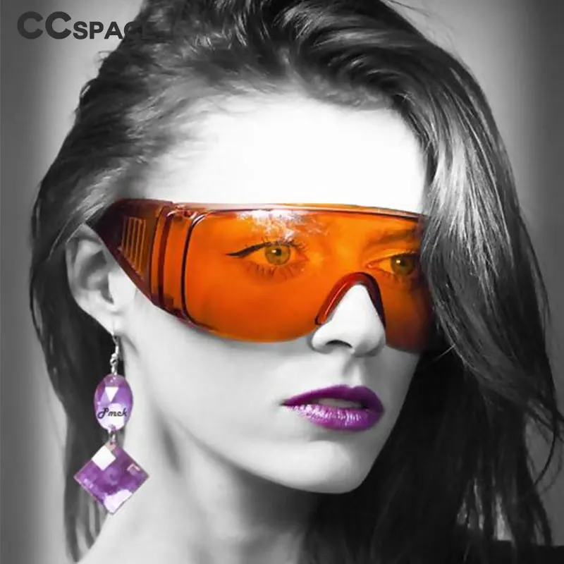47855 большие яркие цвета женские очки солнцезащитные модные мужские UV400