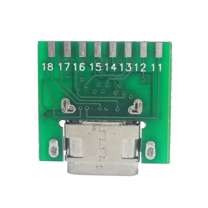 DIY 24pin USB 3 1 Тип C гнездовой разъем типа SMT с адаптером ПК | Компьютеры и офис