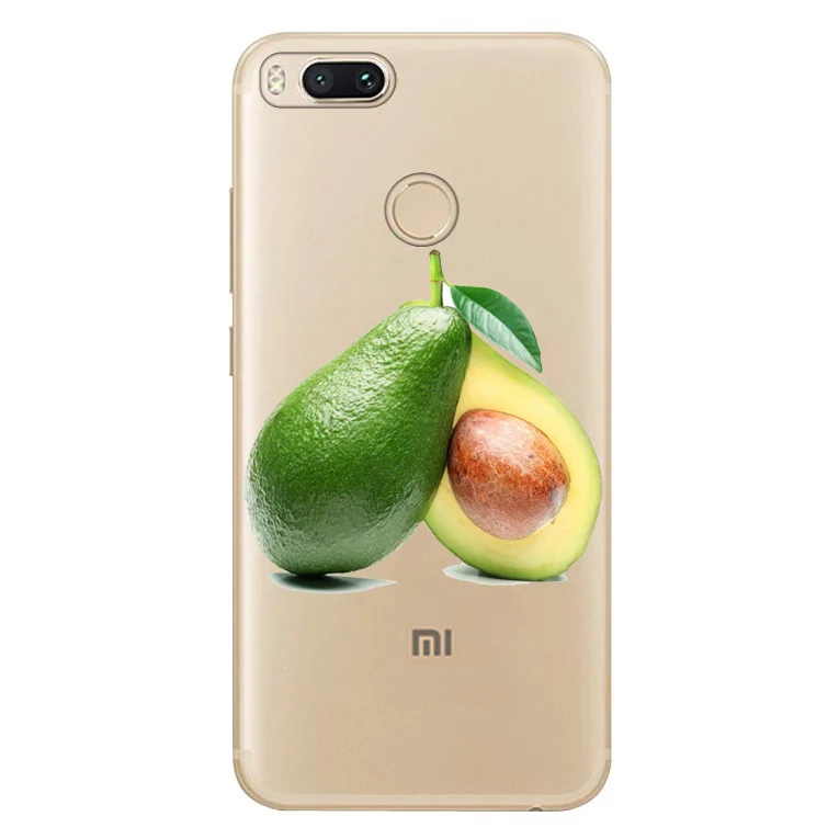 Silicone For Xiaomi Redmi 4X Note 3 Mi A1 4 Pro 4A 5 6 6pro Peach Pineapple Soft Back Cover A657 |