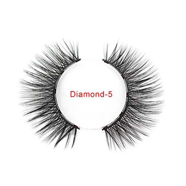 Diamond Магнитная подводка для глаз Комплект ресниц магнитные 3D ресницы и жидкая подводка для глаз с накладными ресницами бигуди для ресниц многоразовые Falses ресницы - Цвет: Diamond