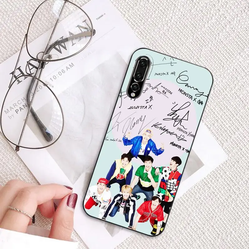 MaiYaCa Monsta X KPOP группа мальчиков DIY Роскошный чехол для телефона Huawei P20Lite P30Pro P Smart Y5 Y6