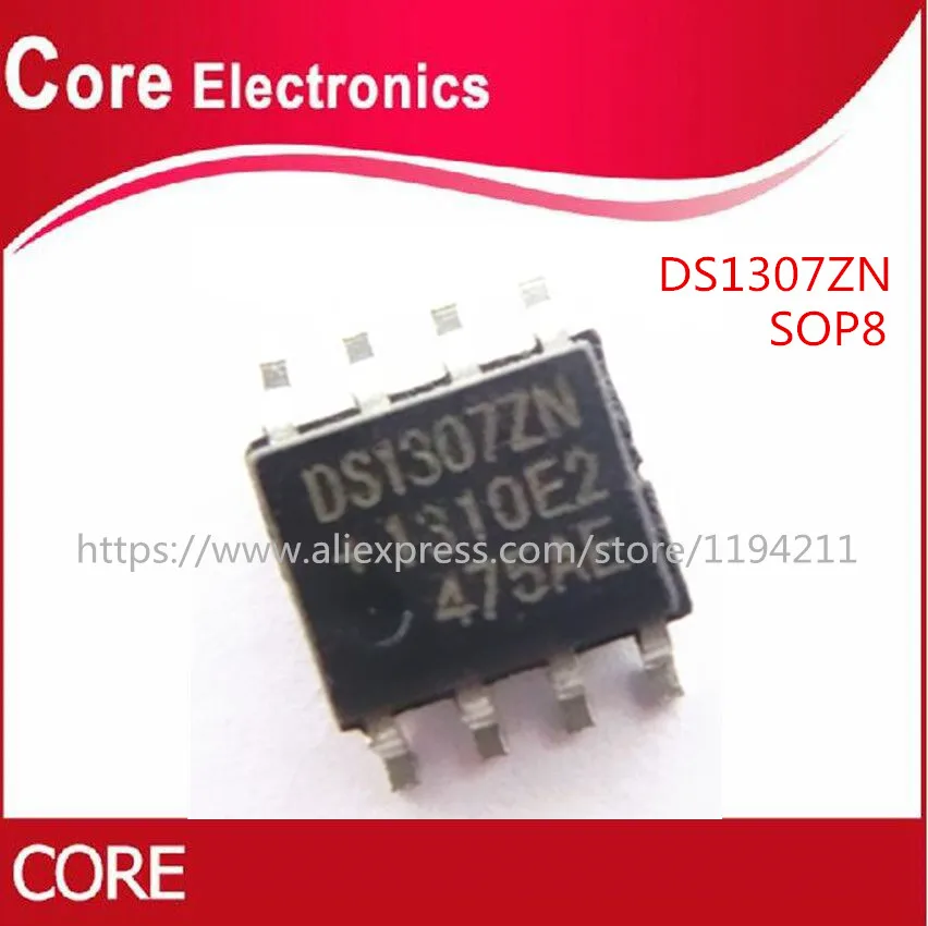 100 шт. DS1307ZN DS1307Z DS1307 SOP 8 SOP|Интегральные схемы| |