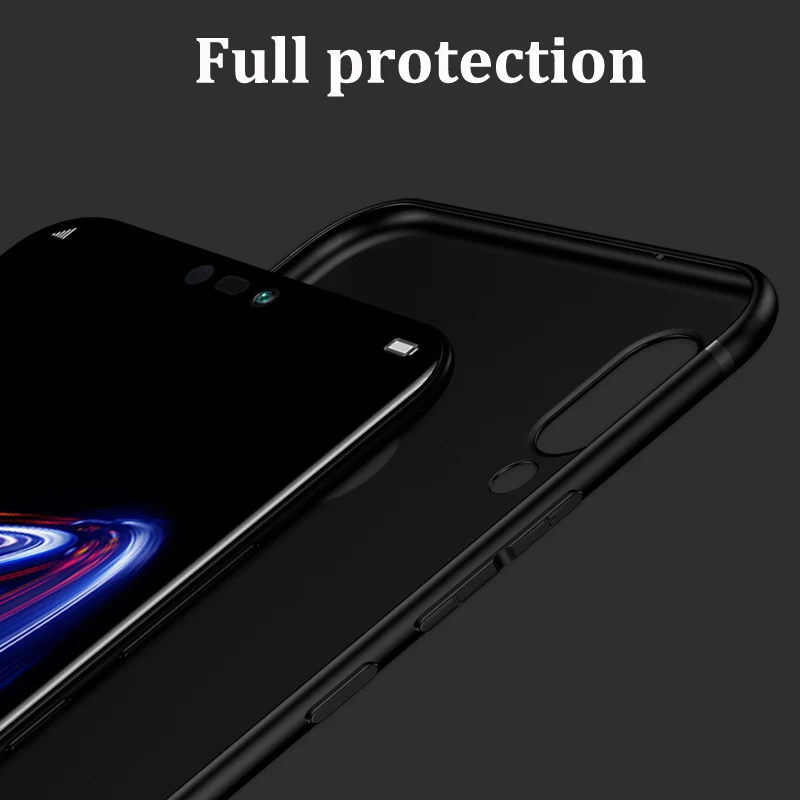 Film For Lenovo Z5S HD Screen protective tempered glass film + 1PCS Case Soft Back cover L78071 phone case shell | Мобильные