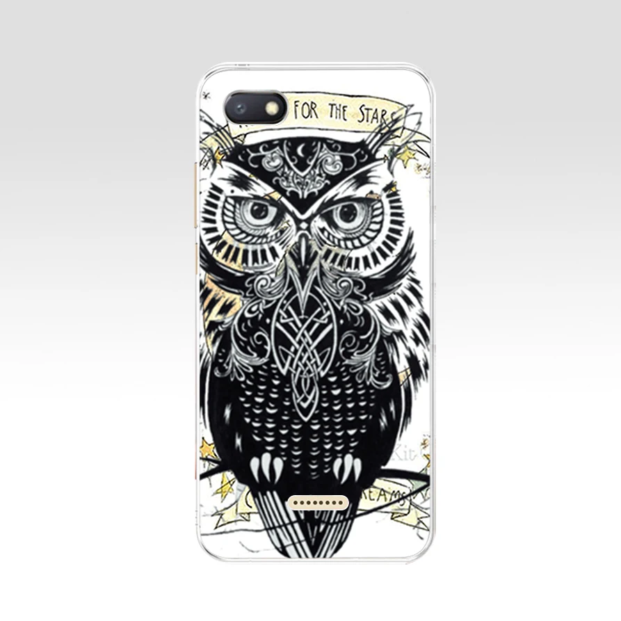 47 16 Xiaomi Redmi 6A case silicone cover 5.45" TPU Cartoon case on for Xiaomi redmi 6a redmi6a coque fundas phone bumper housing - Цвет: 47