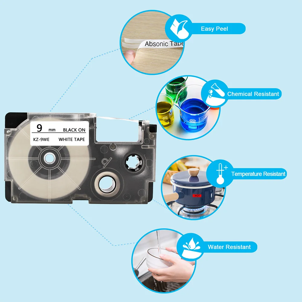 Absonic возможна печать на ленте для объектива с оптическими зумом Casio XR 18WE черная и