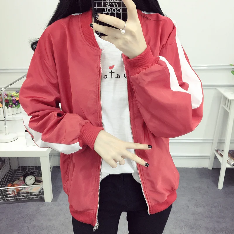 Женская Базовая куртка с капюшоном розовая ветровка на каждый день|Женские плащи