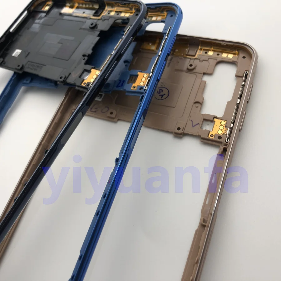 Чехол для samsung Galaxy A7, A750, A750F, задняя крышка, стеклянная дверь, полный корпус, чехол, A750, средняя рамка, наклейка