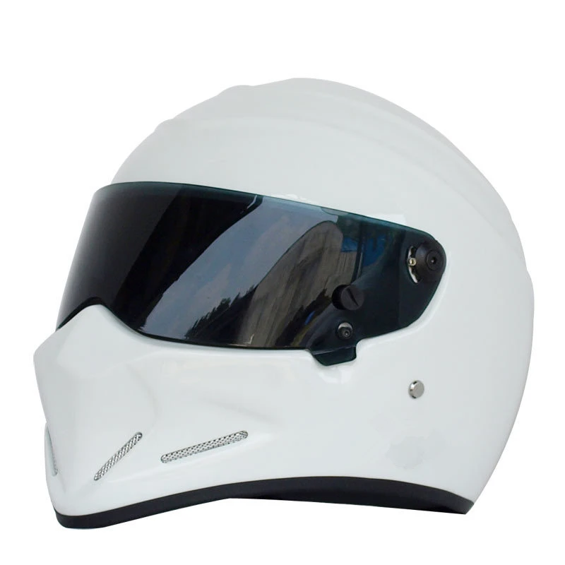 MJMOTO 2018 Новый Полнолицевой мотоциклетный шлем из ФАП для TopGear Стига Casco Симпсона 5