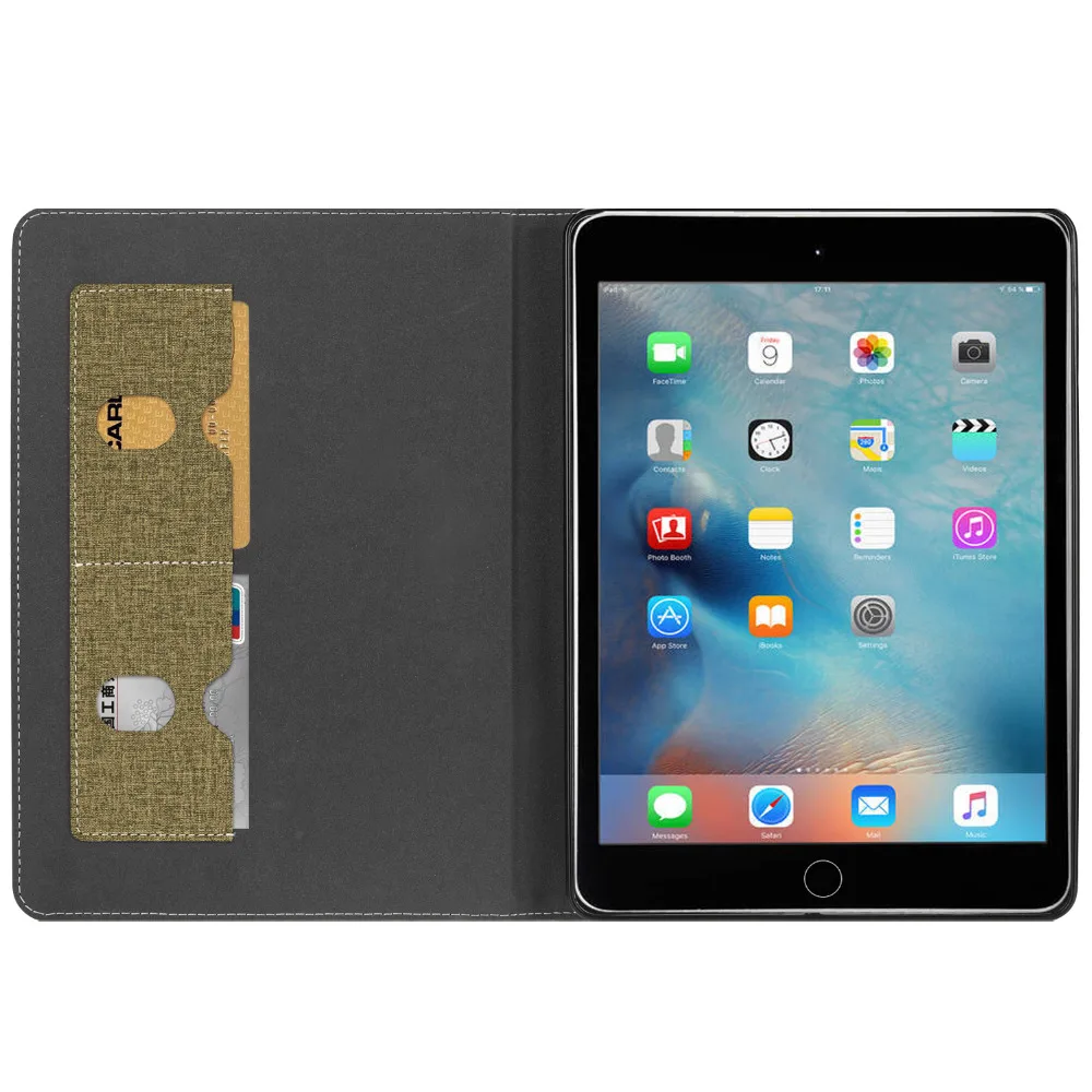 Чехол для iPad 9 7 дюймов 2018 чехол планшета 2017 Pro кожаный подставка с ручкой лоток +