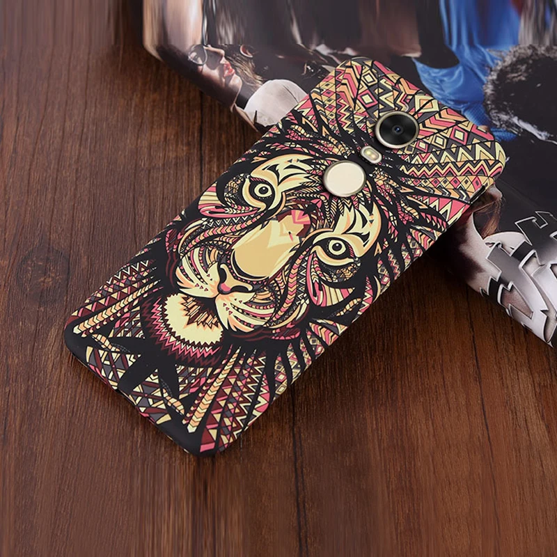 Чехол YonLinTan чехол для Xiaomi Redmi Note 4 4X X мобильный телефон с изображением слона тигра