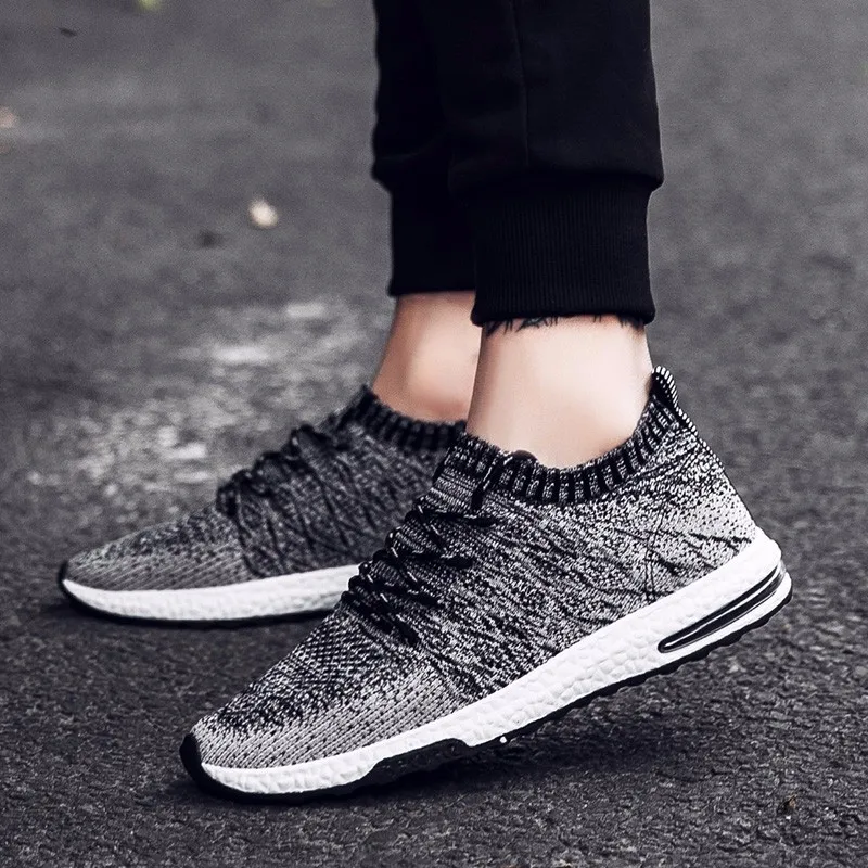 2019 модная мужская обувь дышащая сетка повседневная удобные Тренеры Chaussures