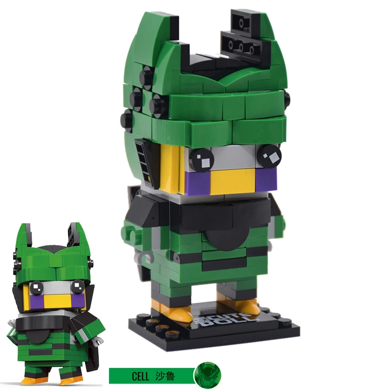 Brickheadz Dragon Ball Z Супергерои Железный человек Marvel Супер Герои фигурки Бэтмена