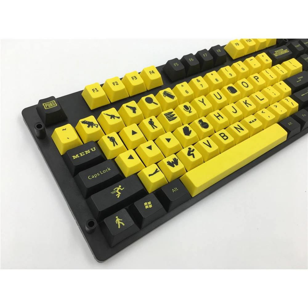 MP PUBG Keycap 156 клавиши краска сублимация PBT Вишневый профиль для механической