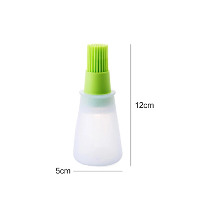 Wind Flower 1 Pcs Creative Silicone Rubber Leak Press Oil Control Bottle Cake Butter Bread Pastry Brush Utens | Дом и сад