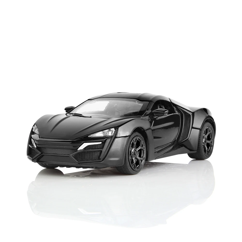Dodoelephant 1:32 быстрая Lykan hypersport автомобиль моделей автомобилей 3 цвета литья под