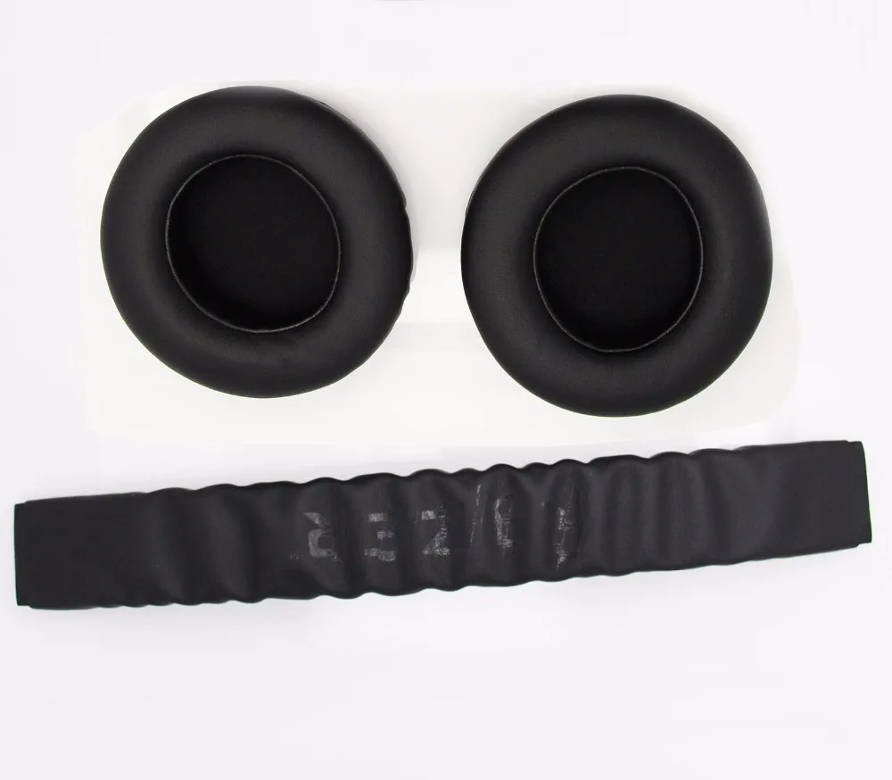 

Raze Kraken Gaming Headphone Replacement Ear Pads Cushions and headband Set (Black leather & Black Mesh)