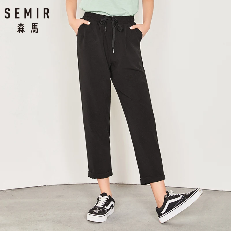 SEMIR повседневные брюки женские 2020 осенние тонкие свободные спортивные для женщин