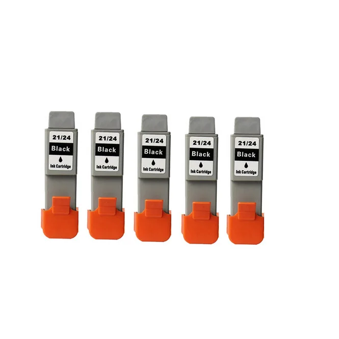 5xBK BCI 21 24 Черный чернильный картридж совместимый с Canon i250 i320 i350 i450 i470 i455 i475 для