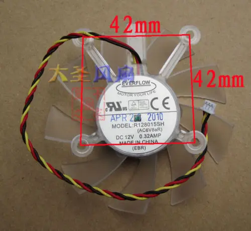 Бесплатная доставка Для ASUS 3850 4850 9400 9500 9600 9800GT R128015SH AC6V8aR Графическая Карта