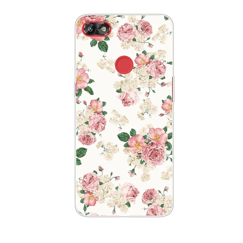 Infinix HOT 6 X606 Case Silicon bloom Flowers Painting Soft Back Cover for HOT6 X606B X606C X606D Phone protect Bags shell |
