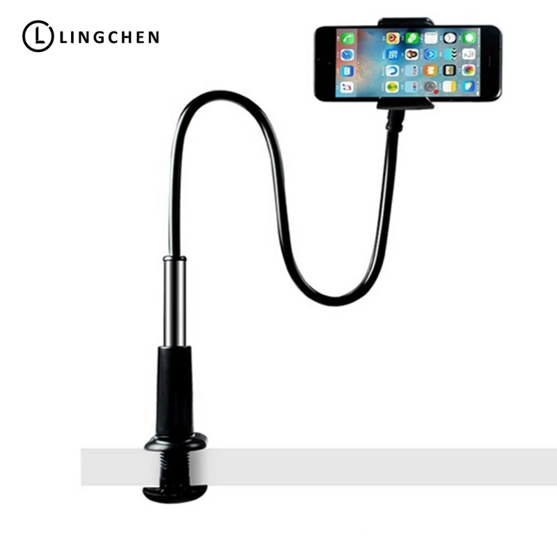 Гибкий Настольный держатель LINGCHEN для Xiaomi Iphone Samsung телефона с длинными ручками