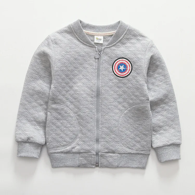 Дети мальчики куртки весна 100% хлопок дети пальто полный длинные рукава и