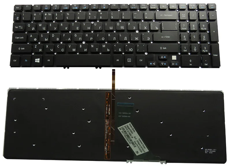 Русская клавиатура для Acer Aspire новая с подсветкой 1 5 4 | Компьютеры и офис