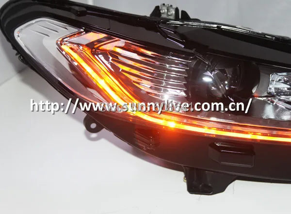 Fusion Титан для Ford Mondeo светодиодный фар линзы прожекторного типа 2014 с подключению