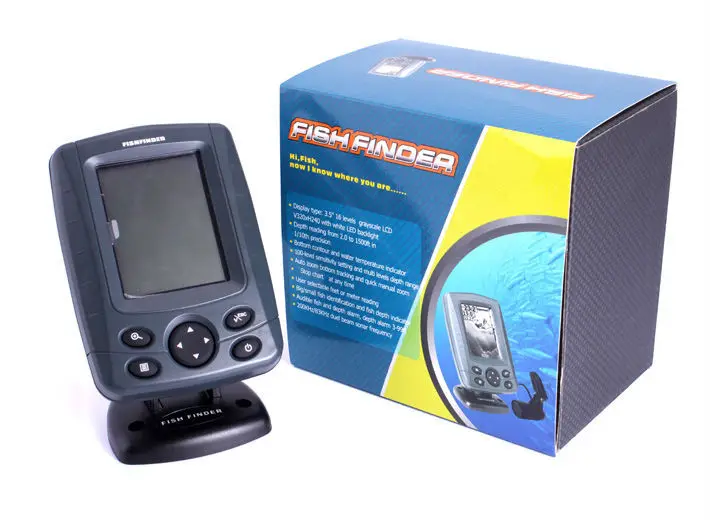 Россия Английский Меню 3.5 дюйма Водонепроницаемый Портативный Sonar лодка