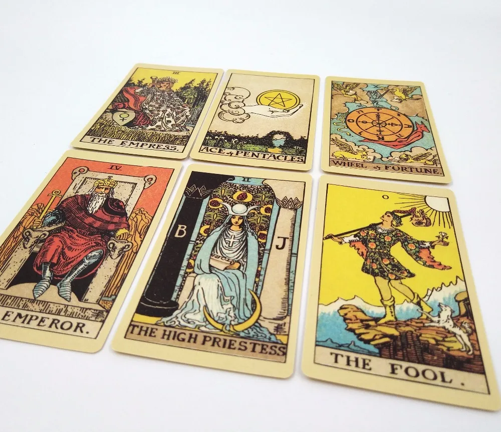 Английская версия Смит-вайт-таро колода старомодный цвет centennial Таро карты игры