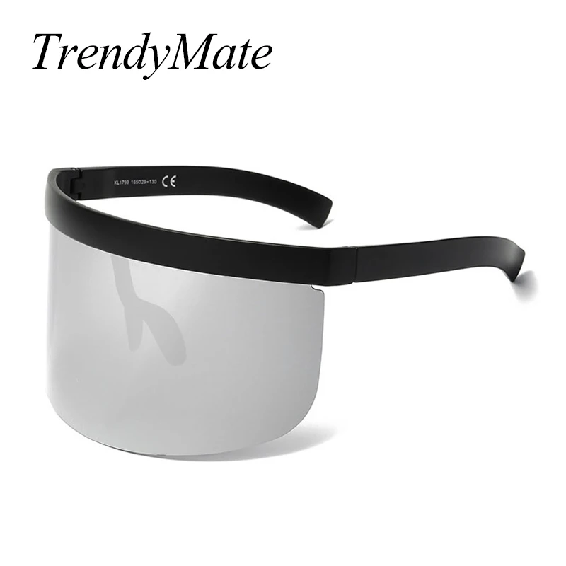 Солнцезащитные очки оверсайз 2017 женские брендовые дизайнерские супер большие