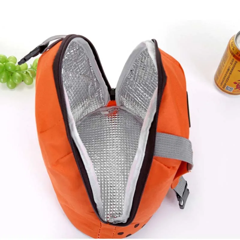 Модный портативный изолированный холщовый Ланч-бокс сумка термопищевой