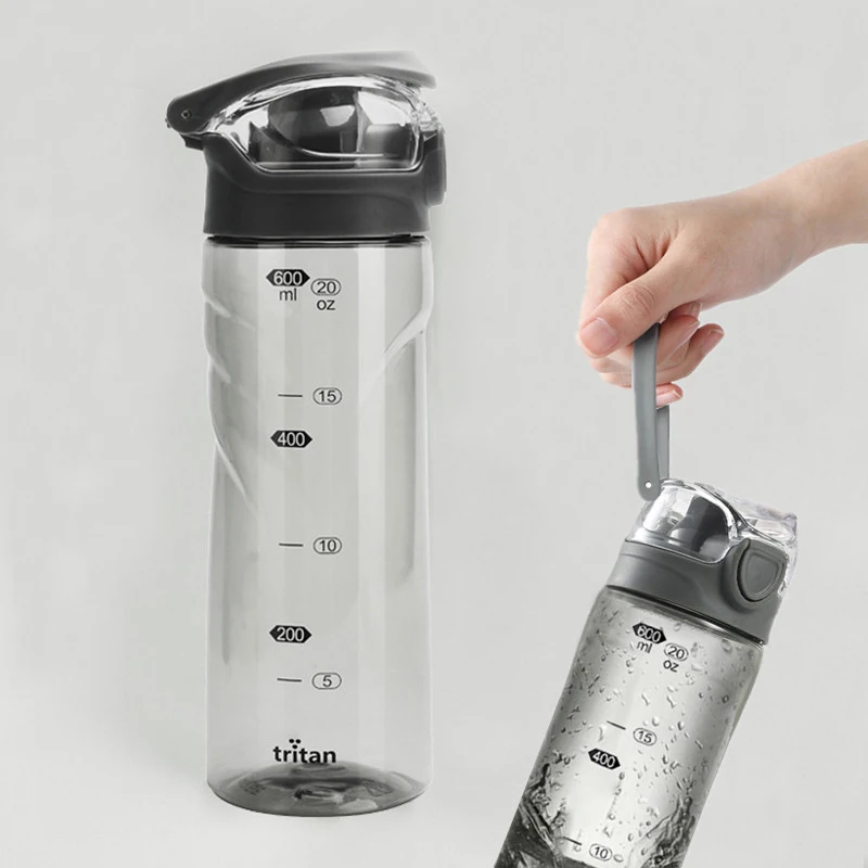 600ml протеин Спортивная бутылка для воды без бисфенола А портативная Герметичная