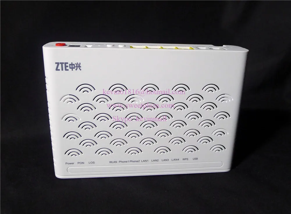 ZTE беспроводной GPON ONU ZXHN F660 V5 SC/APC с 4 портами ethernet + 2 голосовыми wifi английская