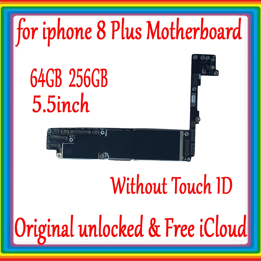 Заводская разблокированная Оригинальная для iphone 8 Plus материнская плата без/с