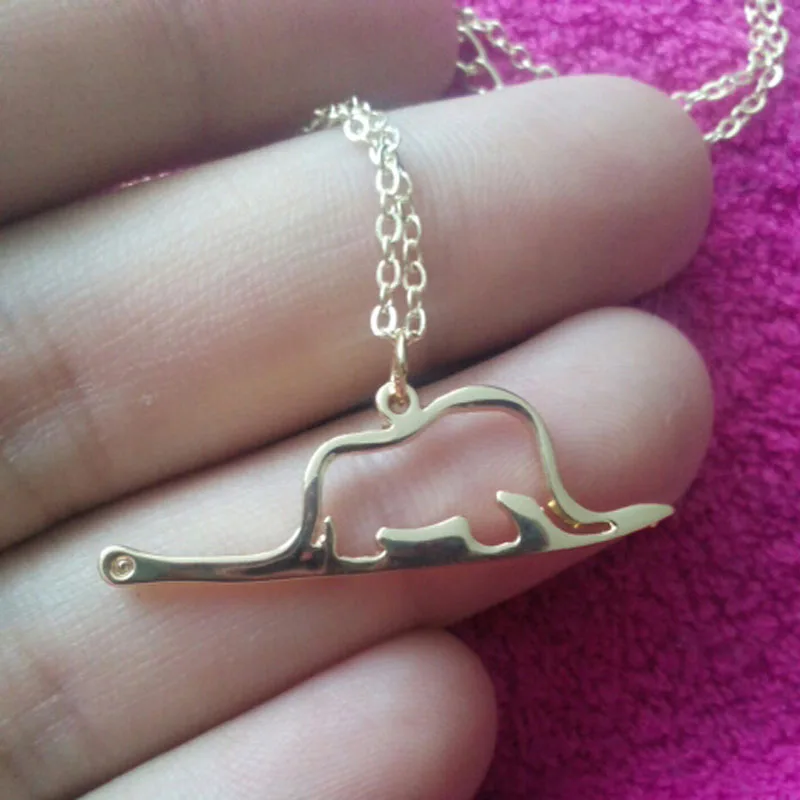 Hzew симпатичное маленькое ожерелье с принцем животных ювелирные изделия слон