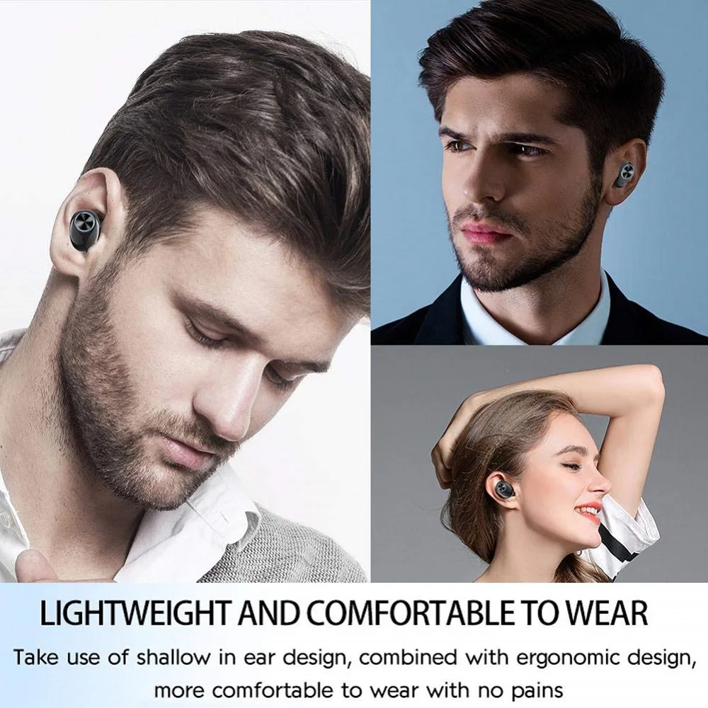 Высокоточные басовые Bluetooth наушники беспроводные бинауральные мини 5 0 для