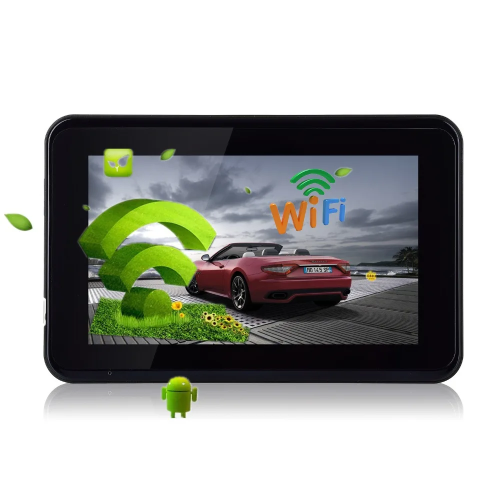 Новый 7 дюймов GPS Навигации DVR Android Wi-Fi Камера Заднего Вида AVIN анти Радар-Детектор FM