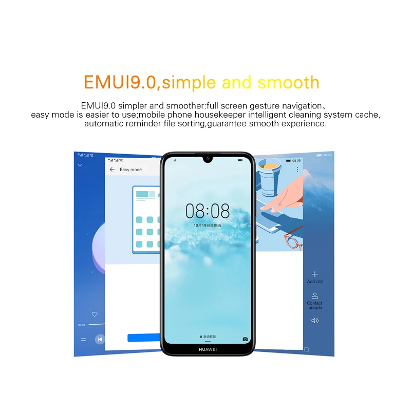 Оригинальный huawei enjoy 9E смартфон FDD LTE 6 09 дюймов Android 9 0 MT6765 Octa Core 4000 мАч сзади камера