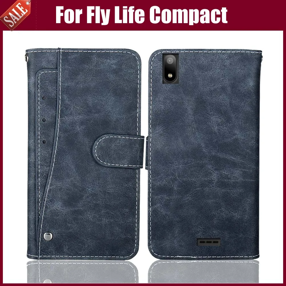 New Design! Fly Life Compact Case Luxury Wallet Flip Leather Protective Phone Cover With Card Slots | Мобильные телефоны и