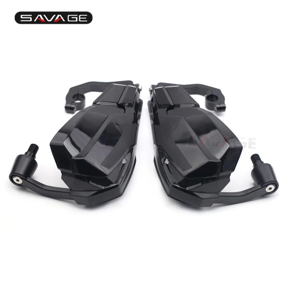 Black-Black Handguard защита руля для YAMAHA MT07 FZ07 MT/ФЗ 07 MT-07 FZ-07- 16 17 рукавицы ручной падение защиты - Цвет: Black-Black