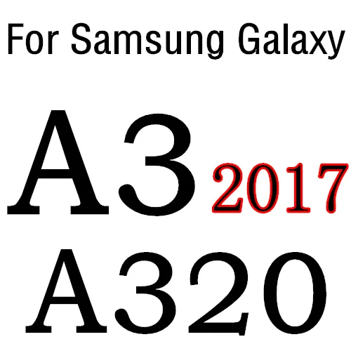 A3 2017 A320 Закаленное Стекло для Samsung Galaxy J3, J5, J7 года A3 A5 на J5 J7 J2 Prime Экран протектор чехол с полным покрытием Защитная крышка - Цвет: A3 2017 A320