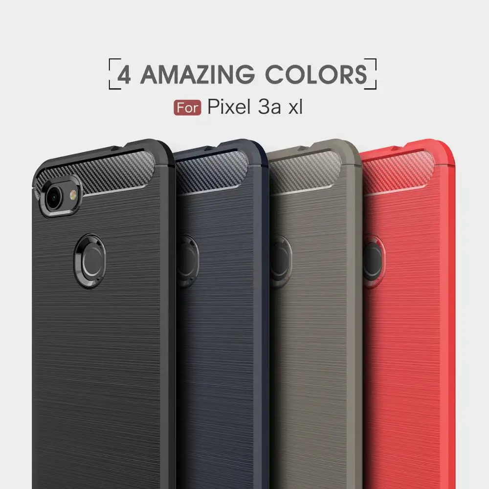 Чехол из углеродного волокна для Google Pixel 3A/Google Pixel3A XL мягкий чехол телефона 3A 3 2