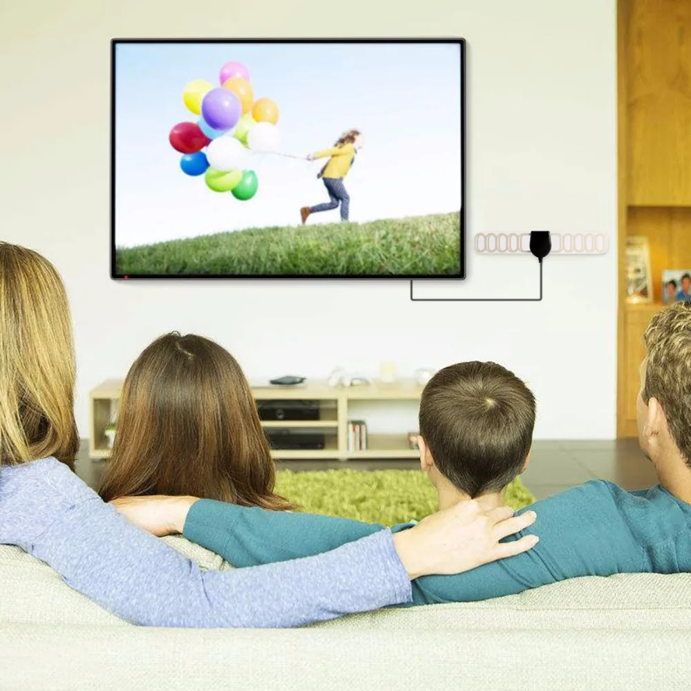 Цифровая ТВ антенна SOONHUA с усилением 20 дБи HD 3 м радиус действия 25 миль Freeview|digital