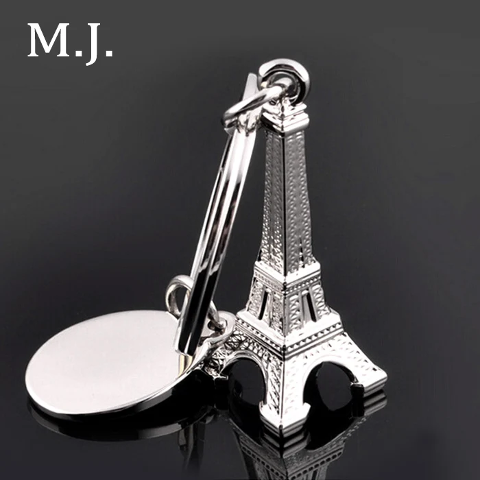 

Fashion New Novelty Eiffel Tower Keychain Men Metal Tower Key Chain Ring Women Bag Car Trinket Jewelry Party Gift Souvenirs