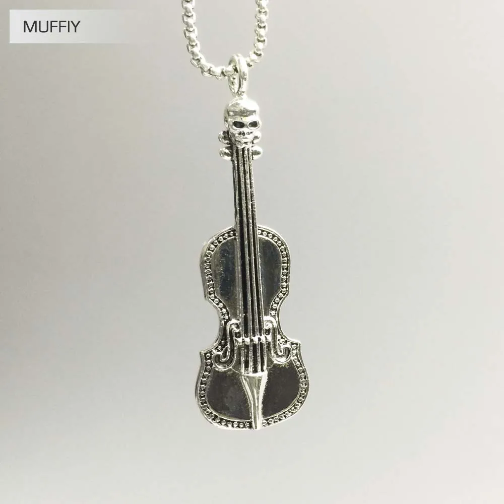 Кулон в виде скрипки Европа Стиль украшения для души хорошие ювелирные изделия